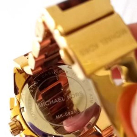 Michael Kors Camille Pave Gold-Tone Women's Watch - Color (Tortoise) - Picture 3 of 12